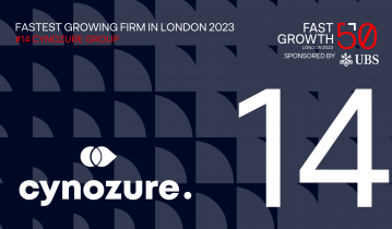Cynozure, 14th fastest-growing business in London