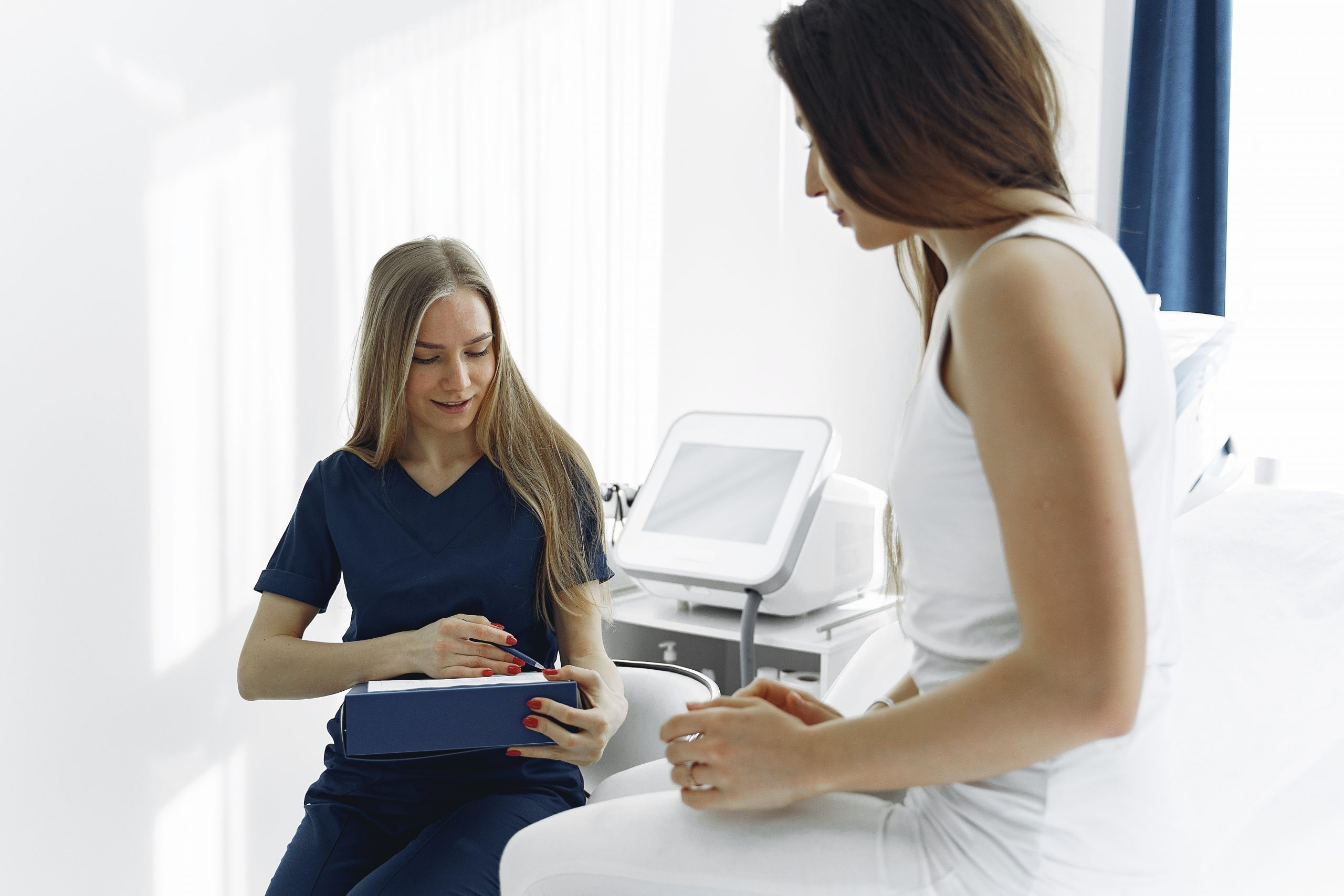 woman at a doctors appointment