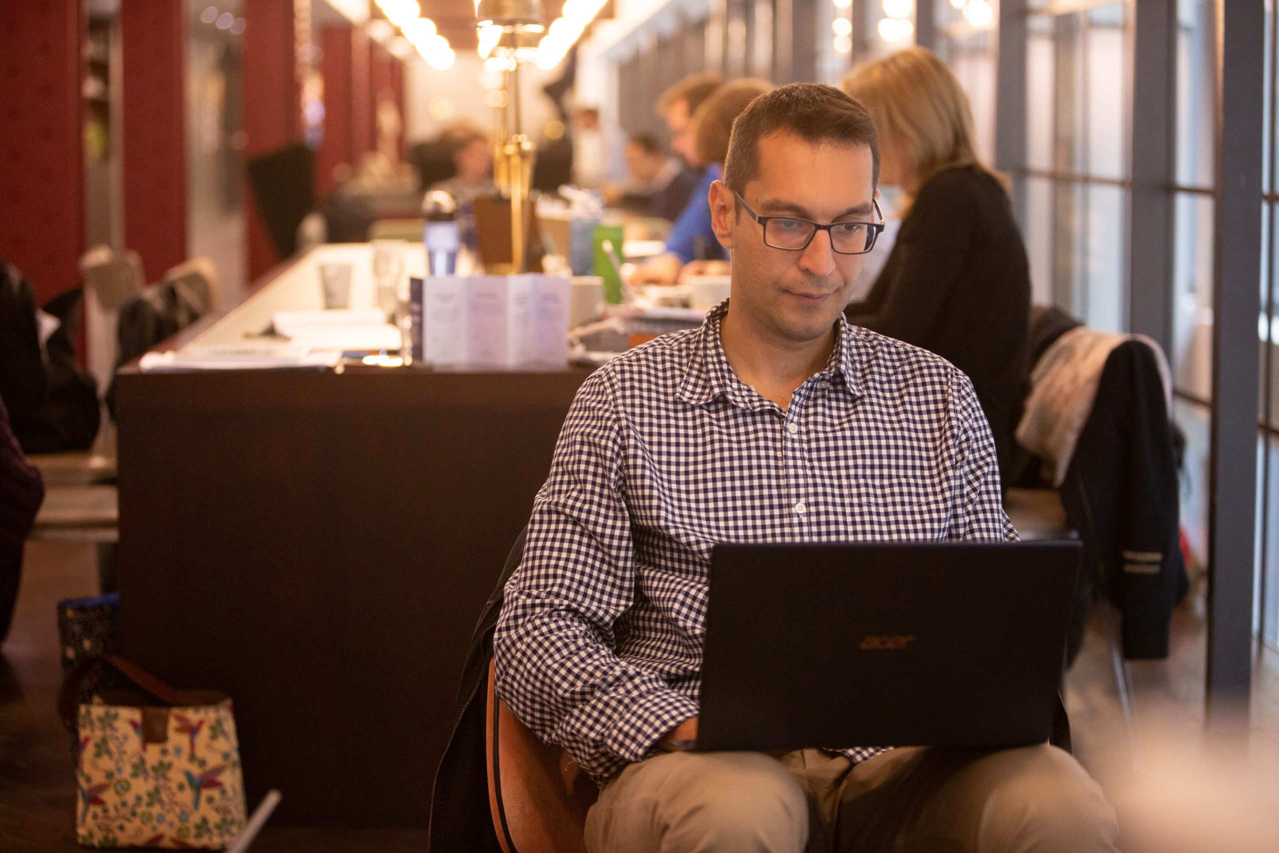 man on laptop