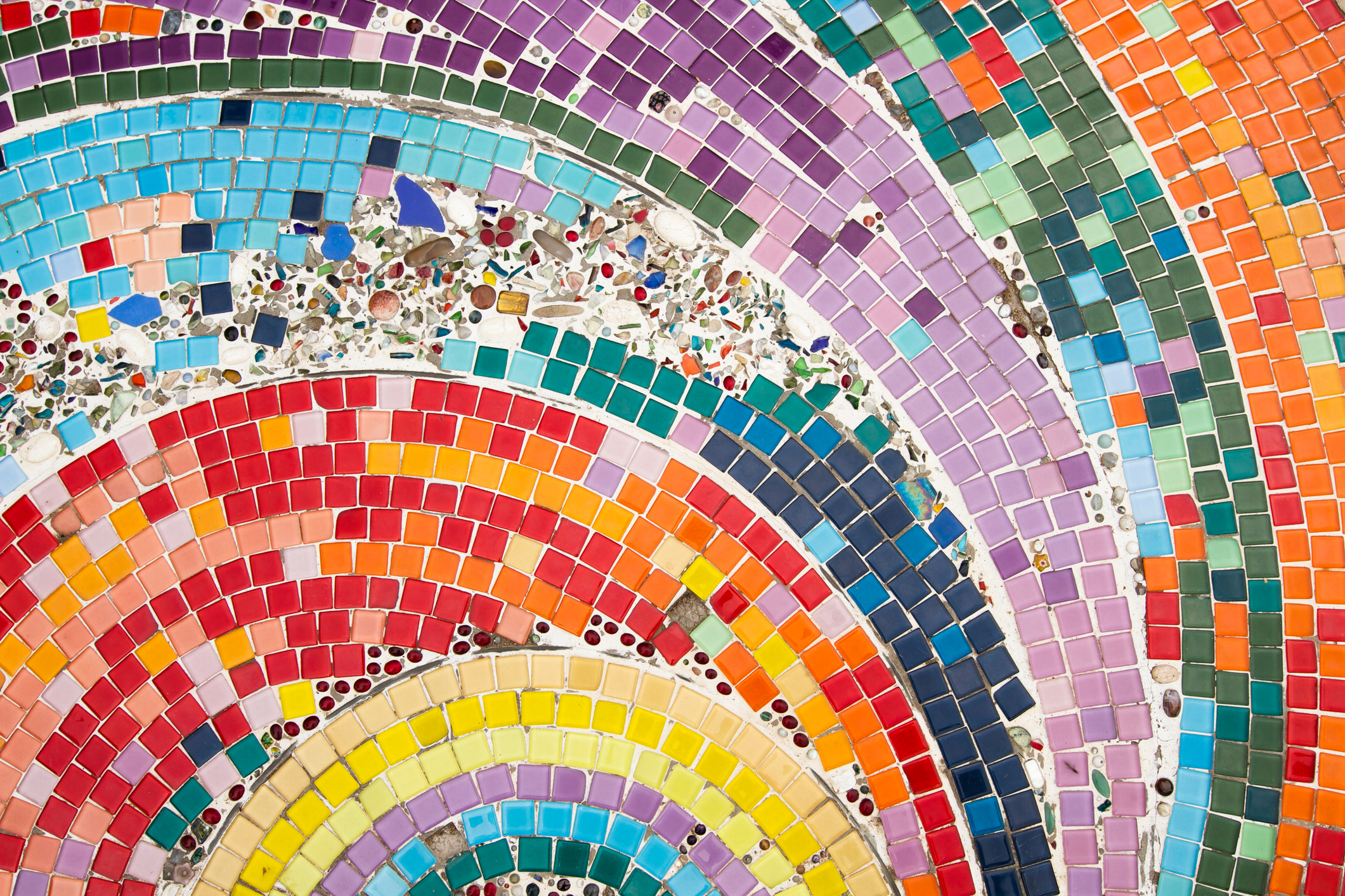 Ceramic is translated into a colorful background