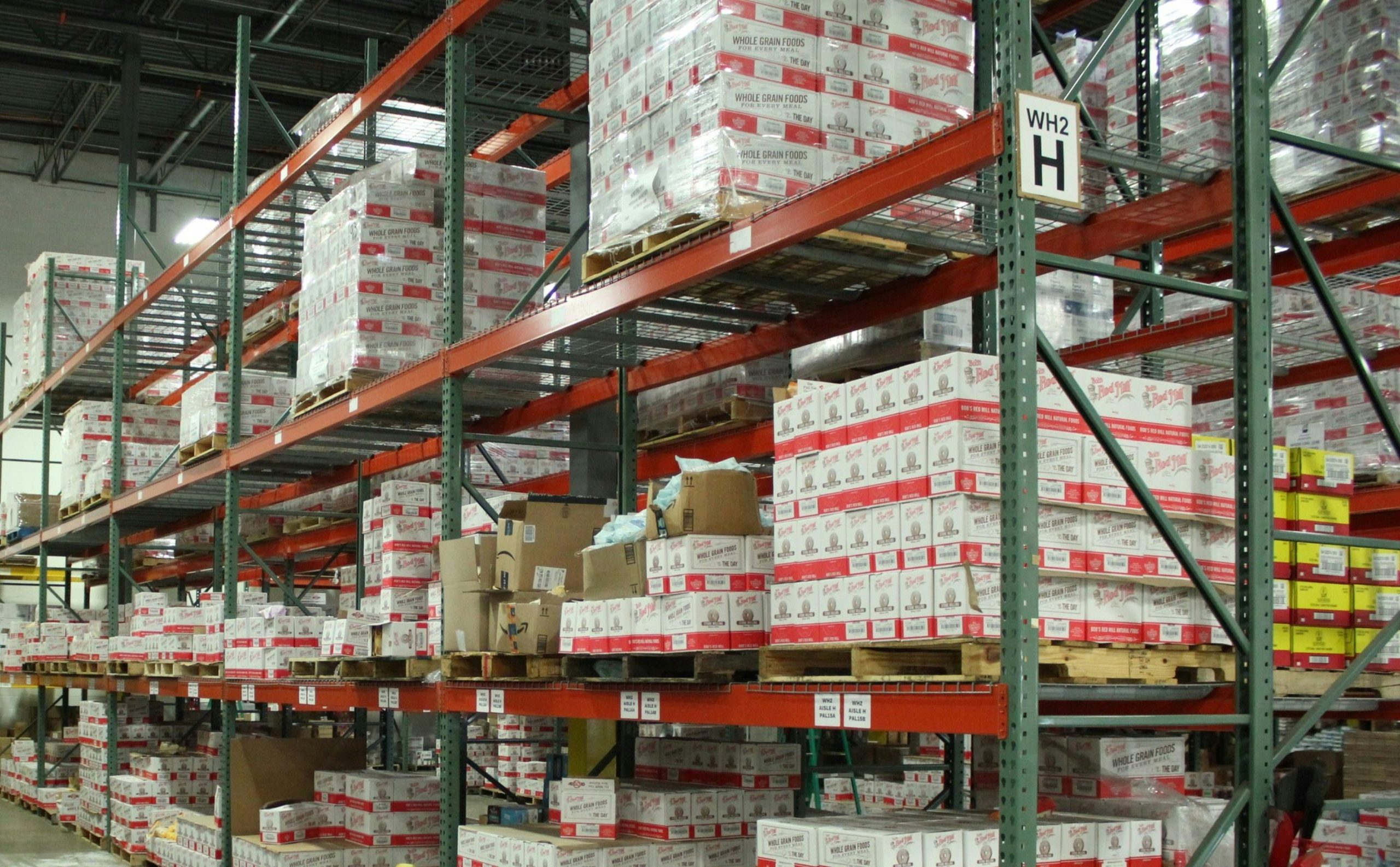 image of boxes on shelf
