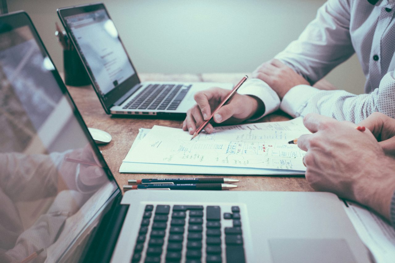 Image of man working at desk